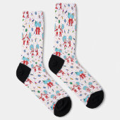 Thing One Thing Two Feier Muster Socken (Rechts)