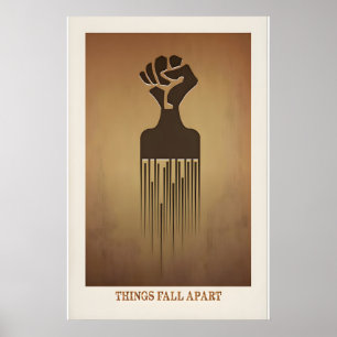Things Fall Apart Inspiriertes Originaldruck-Desig Poster