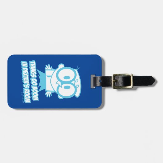 Things Go Boom In Dexter's Room Gepäckanhänger (Vorderseite horizontal)