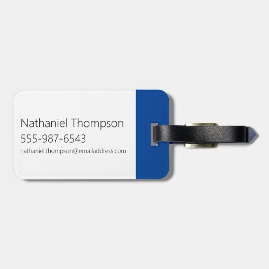 Things Go Boom In Dexter's Room Gepäckanhänger (Rückseite horizontal)