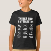 Things I Do In My Spare Time Bunnies Rabbit  T-Shirt (Vorderseite)