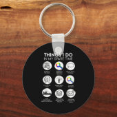 Things I Do In My Spare Time Cancer Patient With S Schlüsselanhänger (Vorderseite)