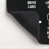 Things I Do In My Spare Time Car Enthusiast Funny  Mousepad (Ecke)