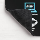 Things I Do In My Spare Time Cruise Ship Vacation  Mousepad (Ecke)