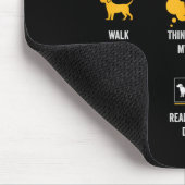 Things I Do In My Spare Time Dog Dad Funny Dogs Lo Mousepad (Ecke)