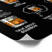 Things I Do In My Spare Time Drink Bourbon Whiskey Poster (Ecke)