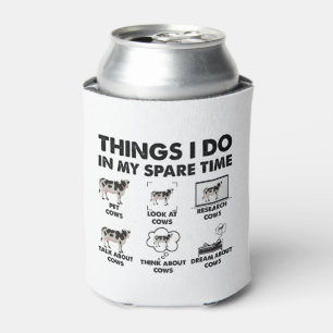 Things I Do In My Spare Time Farmer Cows Gifts Cow Dosenkühler