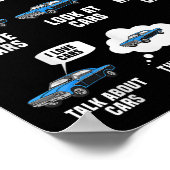 Things I Do In My Spare Time Funny Car Guy Car Ent Poster (Ecke)