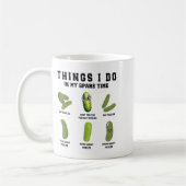 Things I Do In My Spare Time Funny Ckles Kaffeetasse (Links)