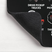 Things I Do In My Spare Time Funny Ckup Truck Love Mousepad (Ecke)