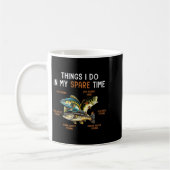 Things I Do In My Spare Time Funny Fishing Things  Kaffeetasse (Links)