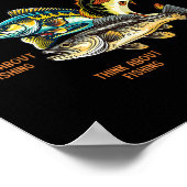 Things I Do In My Spare Time Funny Fishing Things Poster (Ecke)