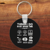 Things I Do In My Spare Time Funny Genealogy Schlüsselanhänger (Vorderseite)
