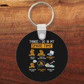 Things I Do In My Spare Time Funny Numismatics Coi Schlüsselanhänger (Vorderseite)