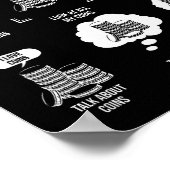 Things I Do In My Spare Time, Funny Numismatics Poster (Ecke)