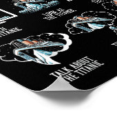 Things I Do In My Spare Time Funny Titanic Poster (Ecke)