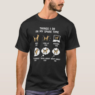 Things I Do In My Spare Time German Shepherd Dog T-Shirt