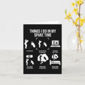 Things I Do In My Spare Time, Golf Player Karte (Gelbe Blume)