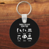 Things I Do In My Spare Time, Golf Player  Schlüsselanhänger (Vorderseite)