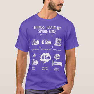 Things I Do In My Spare Time, Guinea Pig Lover T-Shirt