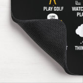 Things I Do In My Spare Time Play Golf  Mousepad (Ecke)