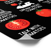 Things I Do In My Spare Time Tomatoes Tomato For P Poster (Ecke)