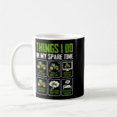 Things I Do In My Spare Time Tractor Lovers Kaffeetasse (Links)