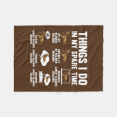 things I do in time pet bearde dragon reptis Fleecedecke (Vorderseite (Horizontal))