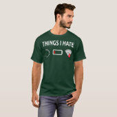 Things I Hate Computer Funny Tech Humor tee (Vorne ganz)