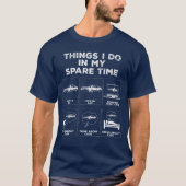 Things In My Spareime Car Lover Lover Auto retro g T-Shirt (Vorderseite)