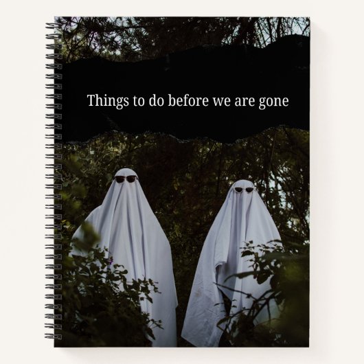 Things to do before we are gone notizblock (Vorderseite)