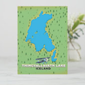 Thingvallavatsee Island Reiseplan (Stehend Vorderseite)
