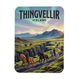 Thingvellir Nationalpark Island Magnet