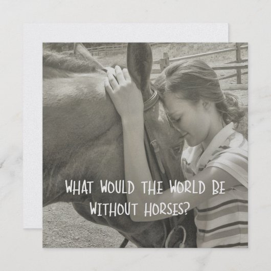 THINK AS ONE 5.25 x 5.25 card Einladung (Vorne/Hinten)