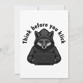 Think before you click - Cyber Security Einladung (Vorderseite)