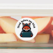 Think before you click - Cyber Security Etiketten (Befestigt)