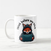 Think before you click - Cyber Security Kaffeetasse (Links)