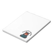 Think before you click - Cyber Security Notizblock (Rotiert)