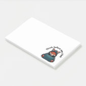 Think before you click - Cyber Security Post-it Klebezettel (angewinkelt)