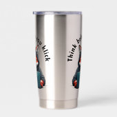 Think before you click - Cyber Security Thermobecher (Rechts)