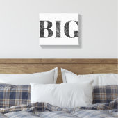Think Big Always | Motivational Leinwanddruck (Insitu (Schlafzimmer))