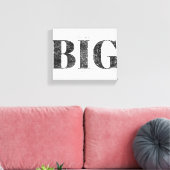 Think Big Always | Motivational Leinwanddruck (Insitu (Wohnzimmer))