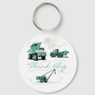 Think Big Construction T-Shits und Geschenke Schlüsselanhänger