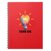 Think Big Design Spiral Foto Notebook Notizblock (Vorderseite)