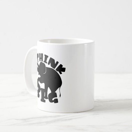 Think Big - Elephant - Big Day - Big Idea - Tasse  (Vorderseite Links)