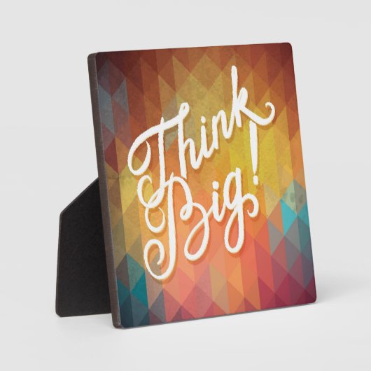 Think Big Fotoplatte (Vorderseite)