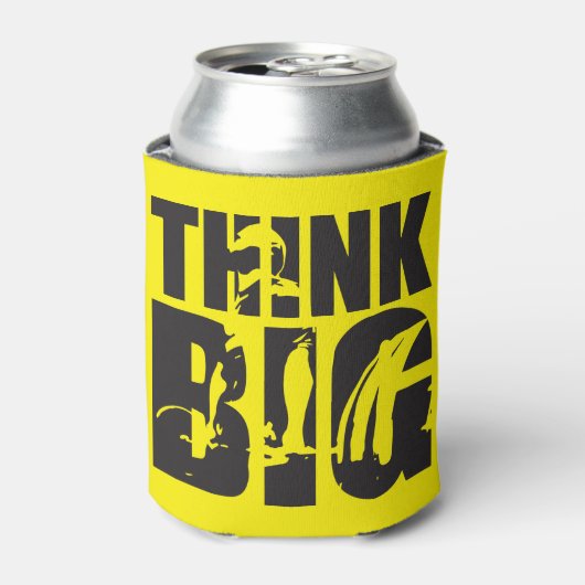 Think Big - Gym Motivation Dosenkühler (Kanne Vorderseite)
