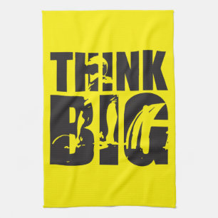 Think Big - Gym Motivation Küchentuch