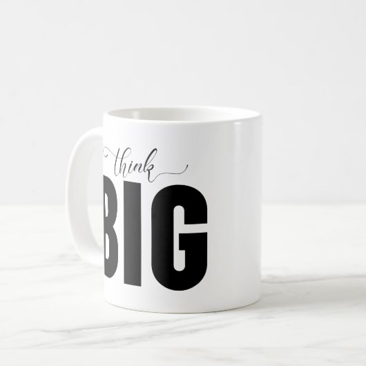 Think Big Kaffeetasse (Vorderseite Links)