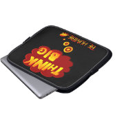 Think Big Laptopschutzhülle (Vorne Knopf)